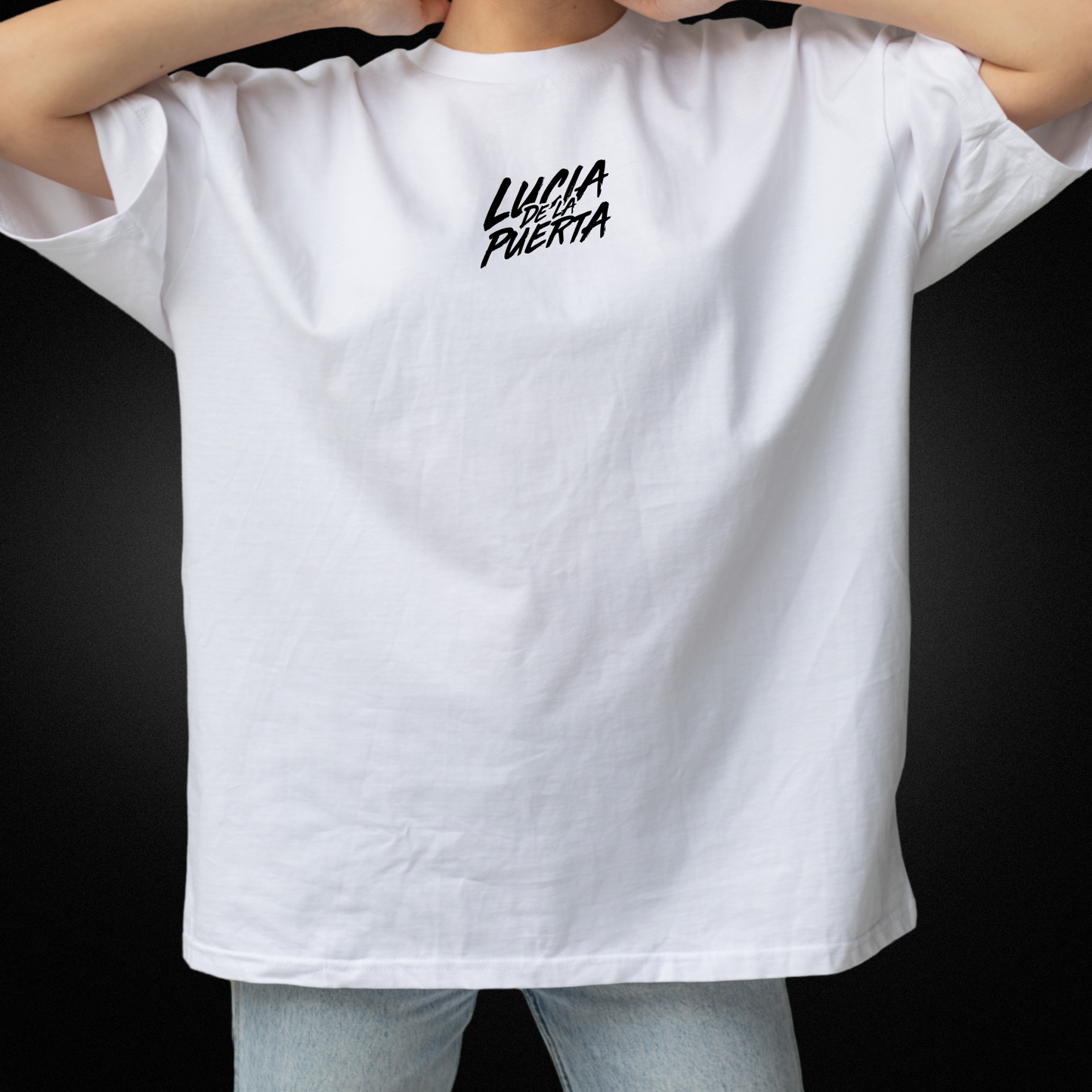 CAMISETA "LUCIA DE LA PUERTA" BLANCO