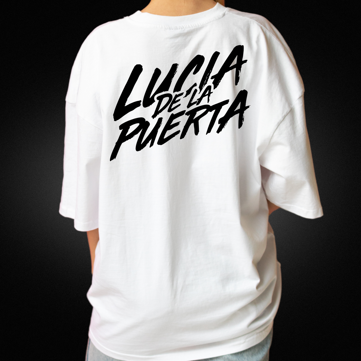 CAMISETA "LUCIA DE LA PUERTA" BLANCO