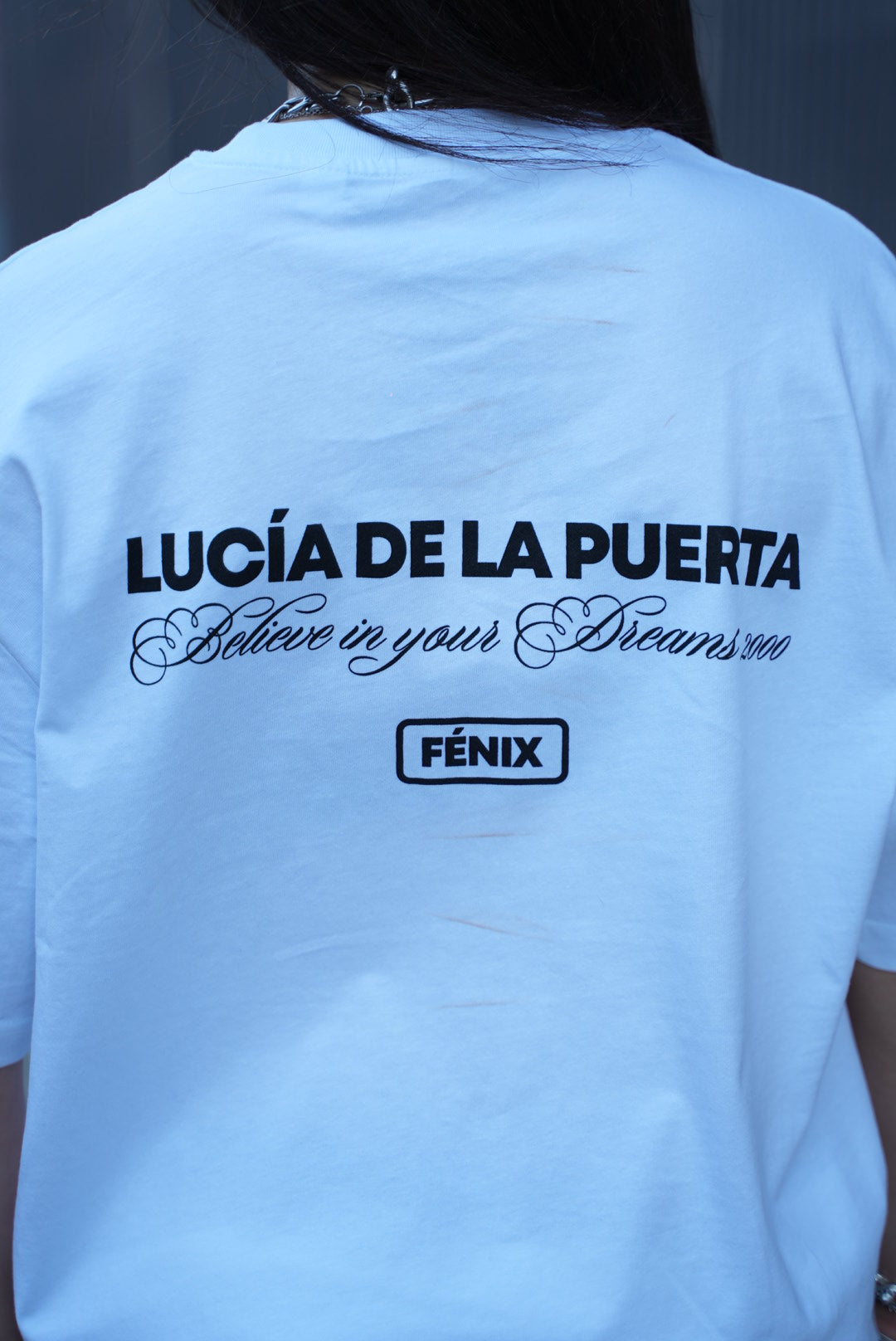 CAMISETA LUCIA DE LA PUERTA "BELIEVE IN YOUR DREAMS"